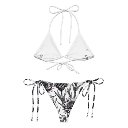 "White" string bikini