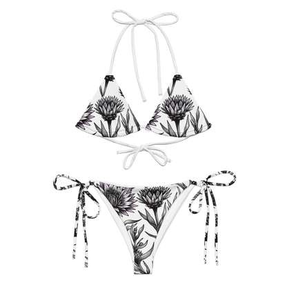 "White" string bikini