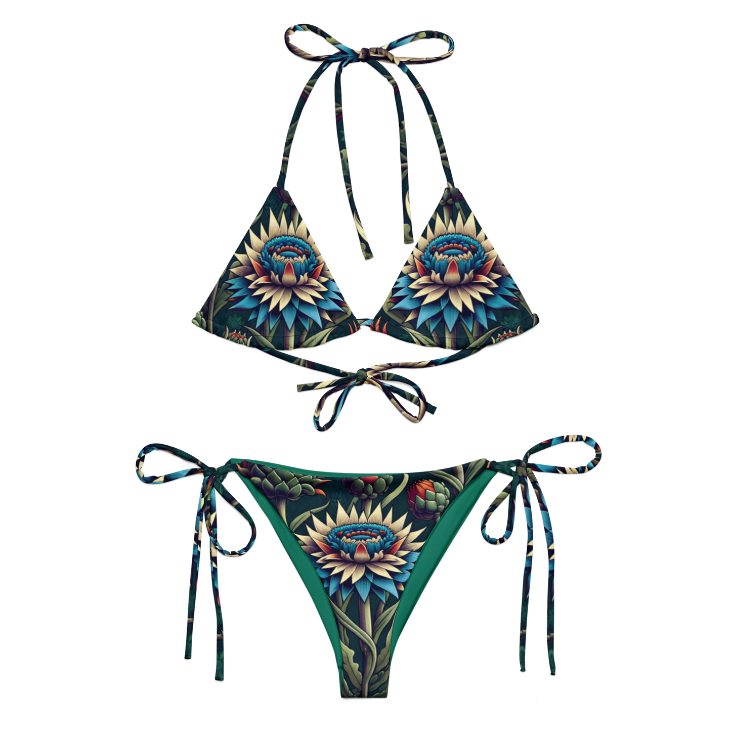 "Dark" string bikini