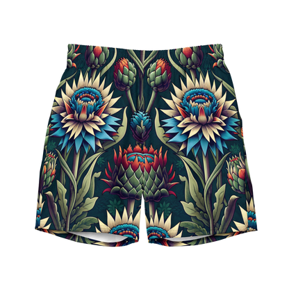 "Dark swim trunks