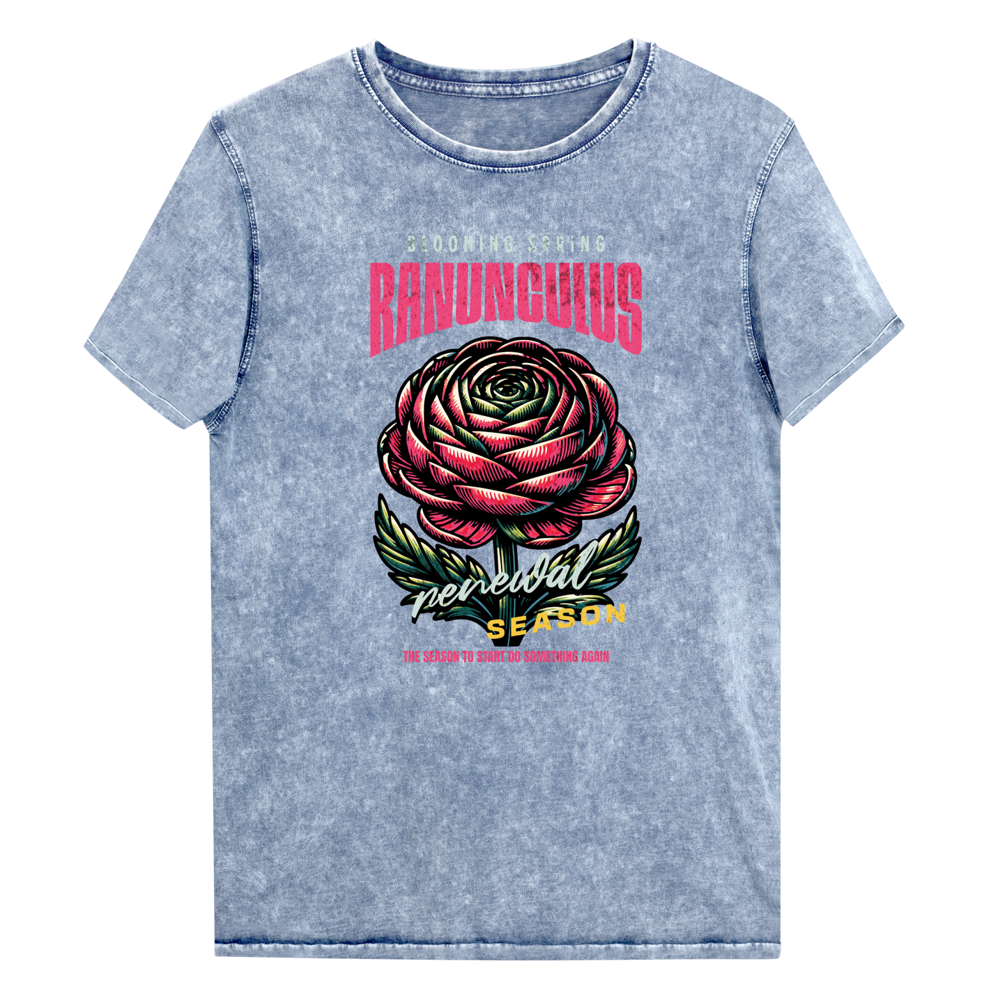 Blooming Denim T-Shirt