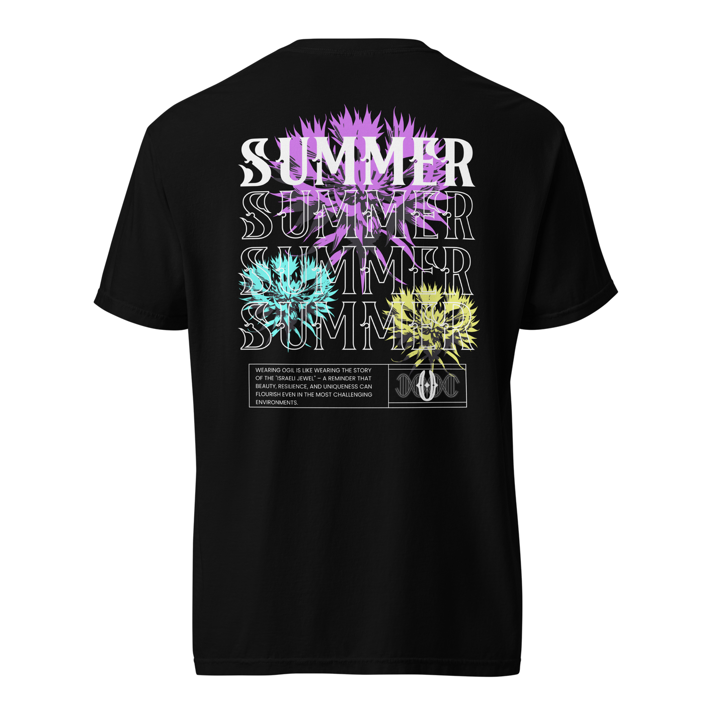 Summer Trio Unisex  heavyweight t-shirt