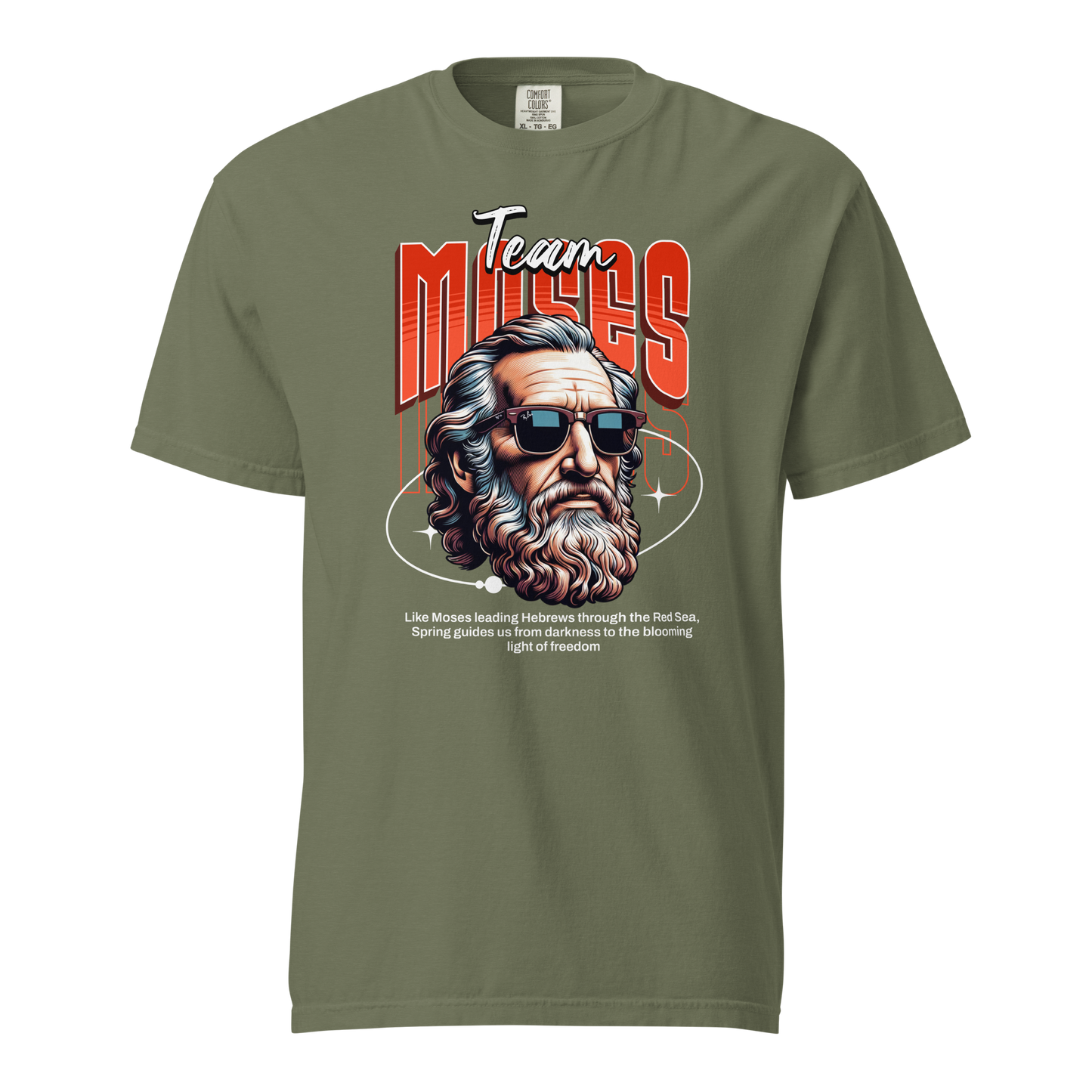 Team Moses Unisex heavyweight t-shirt